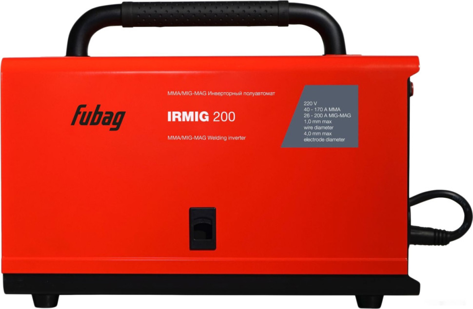 Сварочный инвертор FUBAG IRMIG 200 (с горелкой FB 250)