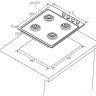 Варочная панель Candy CHG6LW