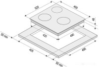 Варочная панель Krona Corso 45 BL
