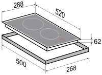 Варочная панель Zigmund &amp; Shtain CN 38.3 W