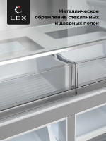 Четырёхдверный холодильник LEX LCD505WID