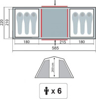 Палатка Tramp Brest 6 v2 (песочный)