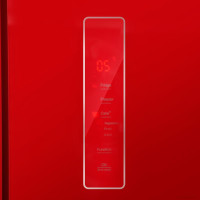 Четырёхдверный холодильник CENTEK CT-1744 Red