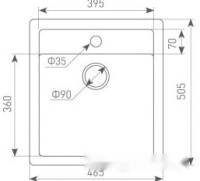 Кухонная мойка Zigmund &amp; Shtain Platz 465 (швейцарский шоколад)
