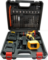 Дрель-шуруповерт Edon AD-21PBL (с 2-мя АКБ, кейс, набор оснастки)