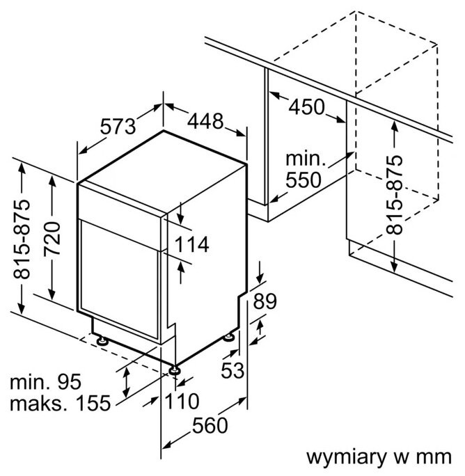 Посудомоечная машина Bosch Serie 2 SPV2XMX01E