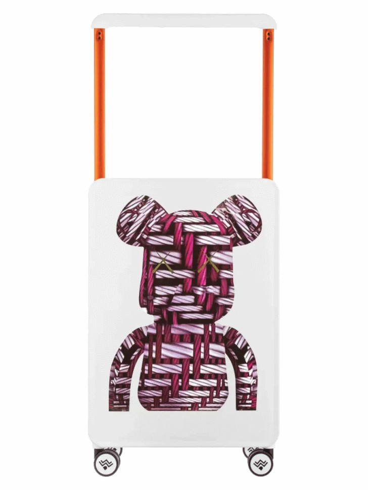 Чемодан DoubleW 005# (M, белый)