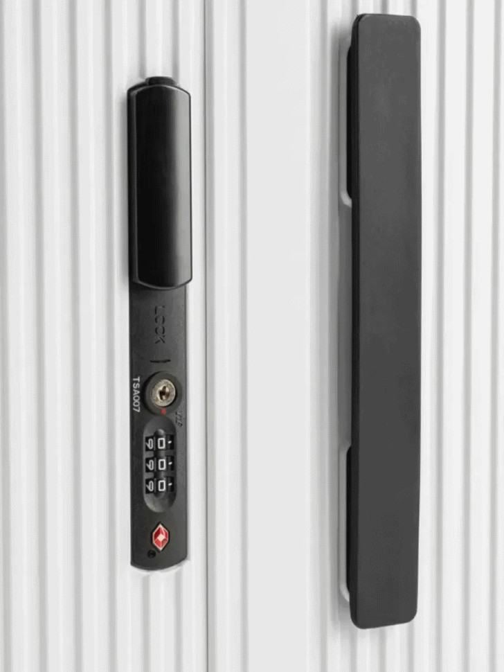 Чемодан DoubleW 005# (M, белый)