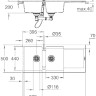 Кухонная мойка Grohe K500 80-C 116/50 2.0 31647AT0 (серый гранит)