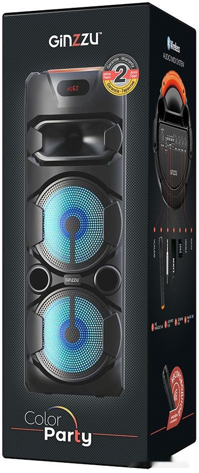 Колонка для вечеринок Ginzzu GM-237