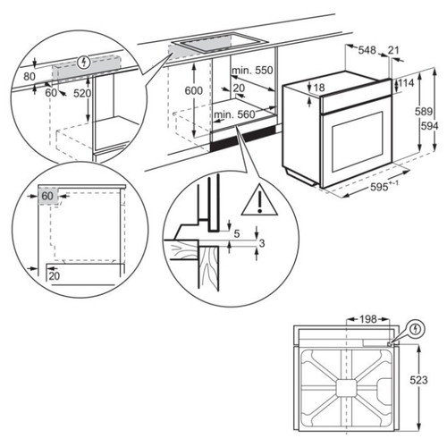 Духовой шкаф Electrolux OKF3H70X