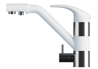 Смеситель Tolero Дуо №923 (белый)