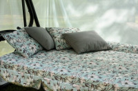 Садовые качели Olsa Турин премиум FLower с1204