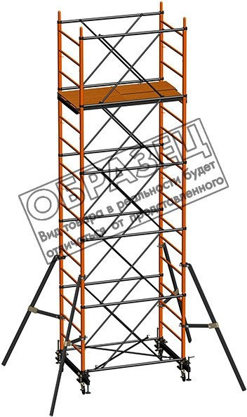 Лестница-помост Тапанар вышка-тура Атлант 2.0x2.0x15.1