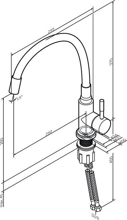 Смеситель Am.Pm X-Joy S F85B07602