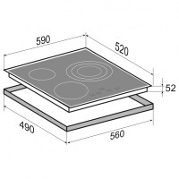 Варочная панель Zigmund &amp; Shtain CN 39.6 B