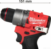 Дрель-шуруповерт Milwaukee M12 FUEL M12FDD2-402X 4933479874 (с 2-мя АКБ 4 Ач, кейс)