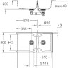 Кухонная мойка Grohe K700 100-C 90/50 2.0 31658AP0 (черный гранит)