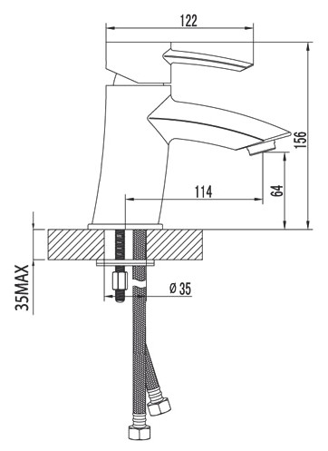 Смеситель Lemark Atlantiss LM3206C