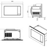 Микроволновая печь Monsher MMH 1120 Noir