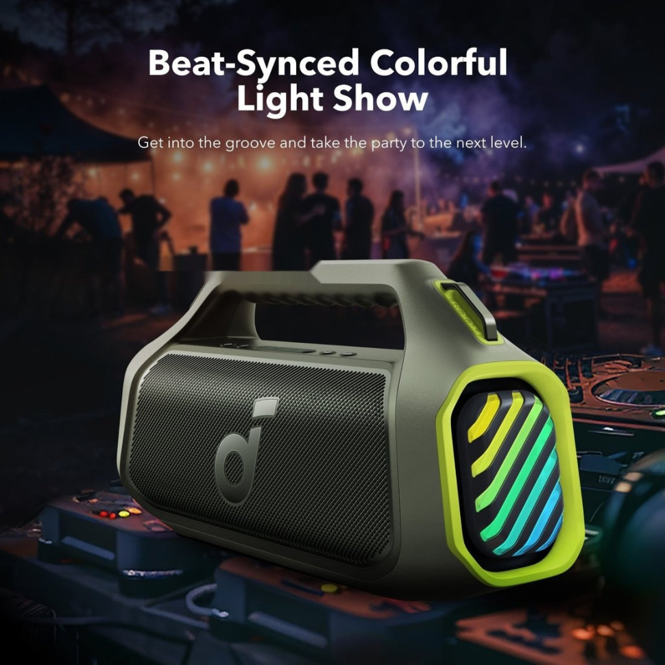 Портативная акустика Anker Soundcore Boom 2 Plus (зеленый)