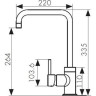 Смеситель Kaiser Merkur Black-Mat