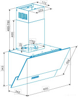 Вытяжка CATA AG4-A600 GBK PB 02027410