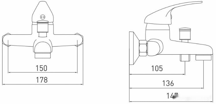 Смеситель Gross Aqua Basic 2237257C