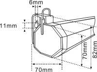 Проекционный экран Classic Solution Scutum 200x200