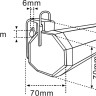 Проекционный экран Classic Solution Scutum 200x200