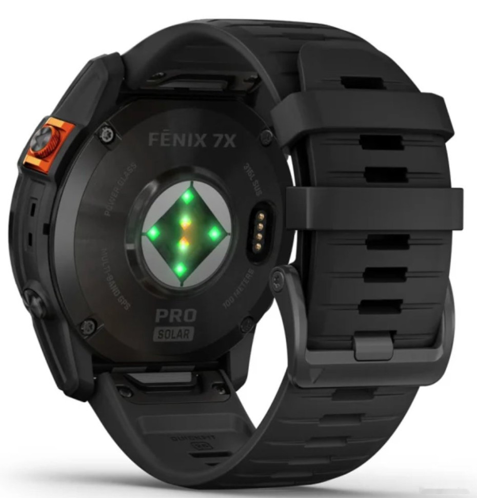 Умные часы Garmin Fenix 7X Pro Solar (сланцево-серый/черный)