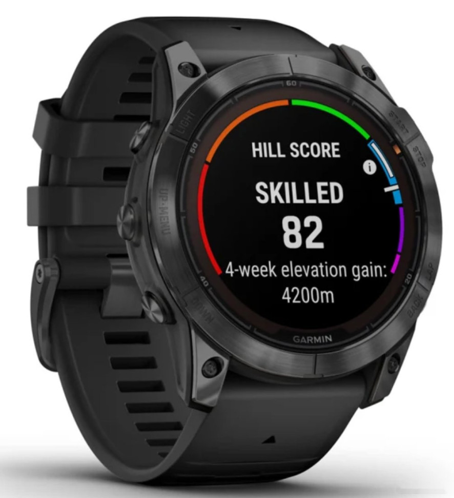 Умные часы Garmin Fenix 7X Pro Solar (сланцево-серый/черный)