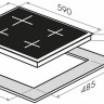 Варочная панель HOMSair HGG643TGCBG
