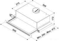 Вытяжка Korting KHP 6637 GWX