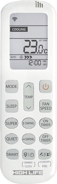 Кондиционер HIGH LIFE PRIORITY CLASS 2.0 ACHL-09PC-CHDV03S