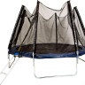 Батут GetActive Jump 10ft - 312 см складной, лестница, сетка (синий)
