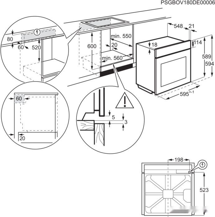 Духовой шкаф Electrolux EOD5C71X