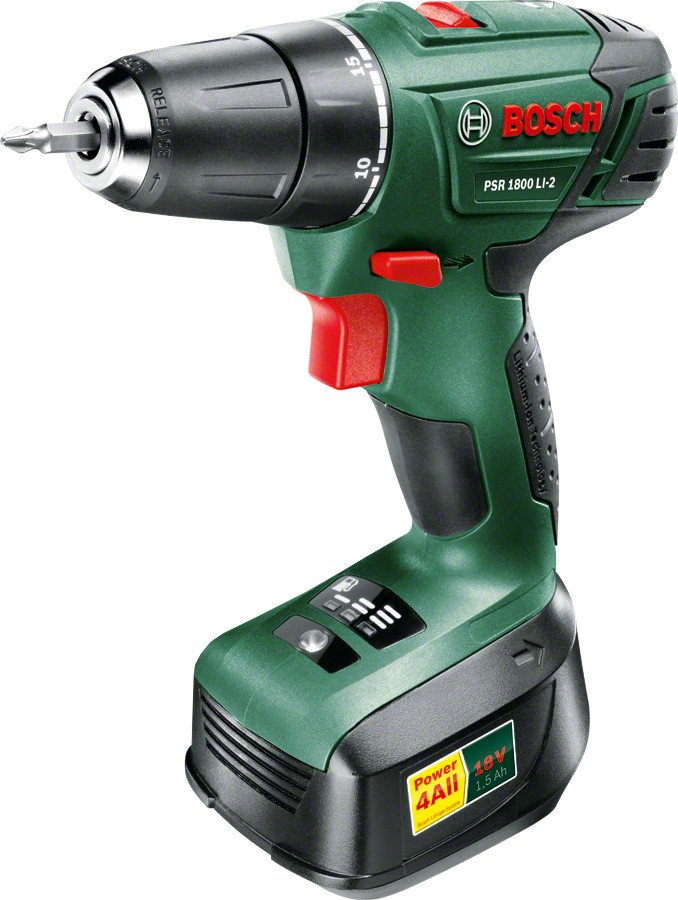 Дрель-шуруповерт Bosch PSB 1800 LI-2