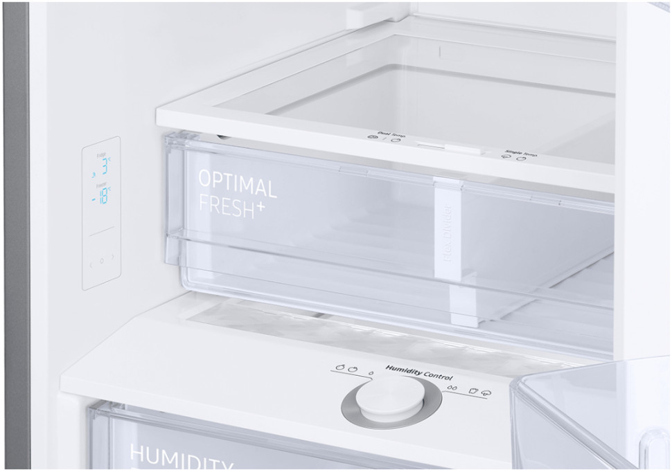 Холодильник с нижней морозильной камерой Samsung RB38A6B6F35/WT