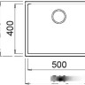 Кухонная мойка Elleci Quadra 105 Undermount K86 Black