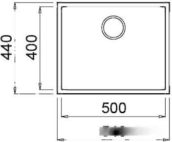 Кухонная мойка Elleci Quadra 105 Undermount K86 Black