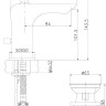 Смеситель Lemark Contest LM5806CW для раковины