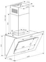 Вытяжка Oasis ND-60W (A)