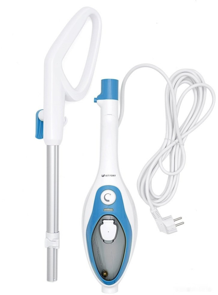 Паровая швабра Kitfort KT-1004-1 (голубой)