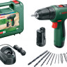 Дрель-шуруповерт Bosch EasyDrill 1200 06039D3007 (с 2-мя АКБ, кейс)