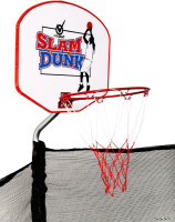 Батут GetActive Jump 14ft - 435 см лестница, сетка, кольцо (синий)