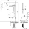 Смеситель Paulmark Retro Re213226-BR