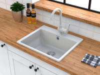 Кухонная мойка GranFest GF-V-580 (черный)