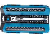 Набор трещотка с головками и битами Gross 14143 (41 предмет)