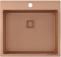 Кухонная мойка AquaSanita Steel AIR 100 N-C copper